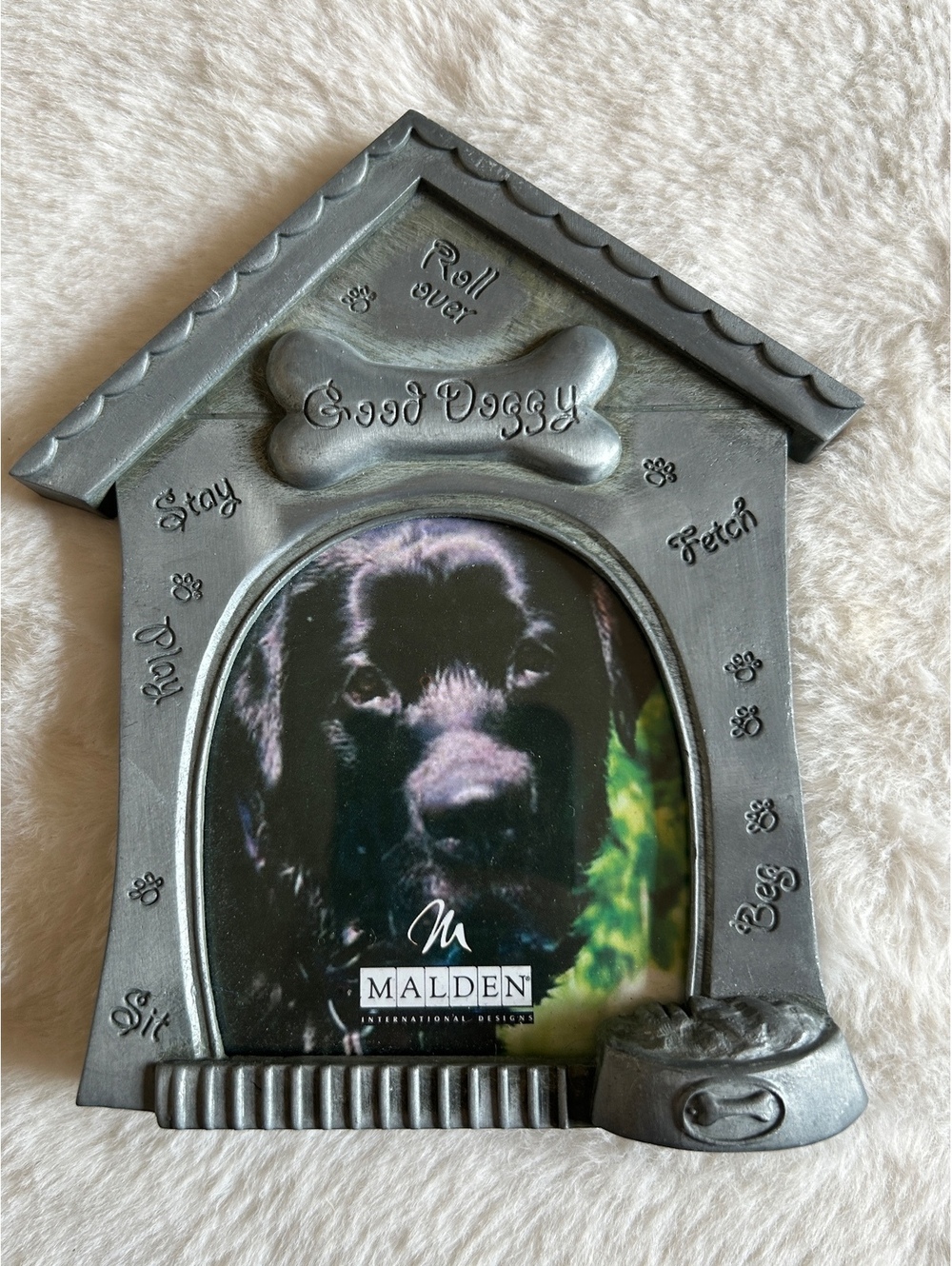 Malden Good Doggy Dog House Shaped Picture Frame